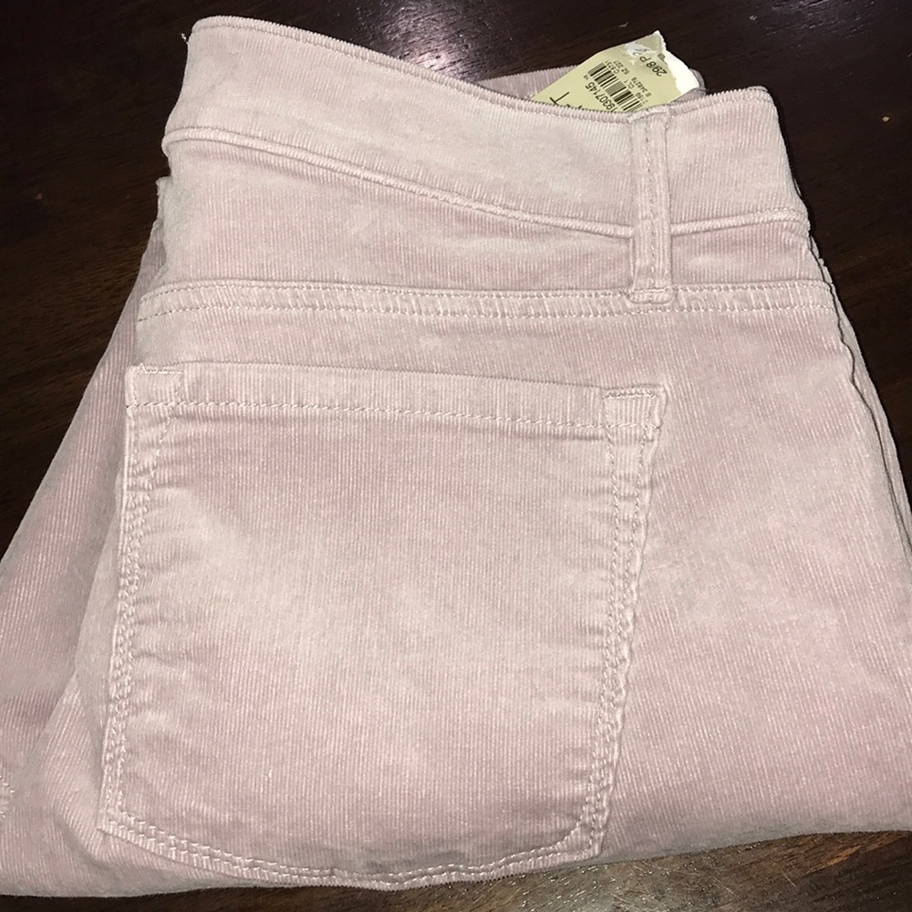 Rose Corduroy Loft pants. NWT. 29 P